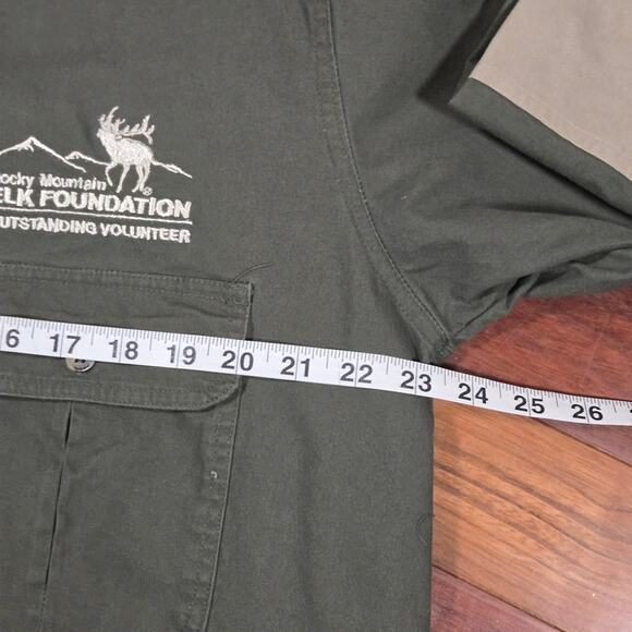 Bob Allen Since 1946 Hunting Shooting Guide Shirt Rocky Mnt Elk Medium - Picture 8 of 9